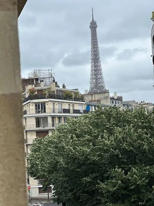דירה Avec Magnifique Vue Tour Eiffel פריז